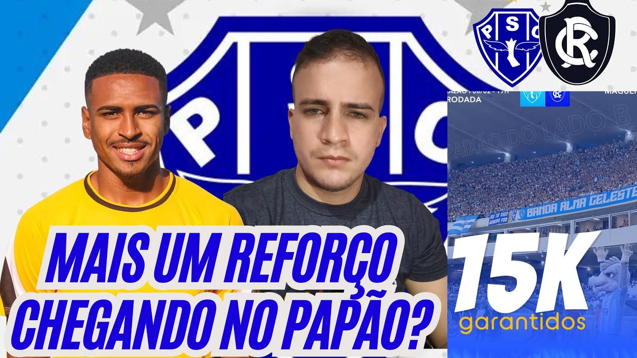Miquéias próximo de Acertar com Papao|Paysandu quase Esgotando os Ingressos para o Clássico!!