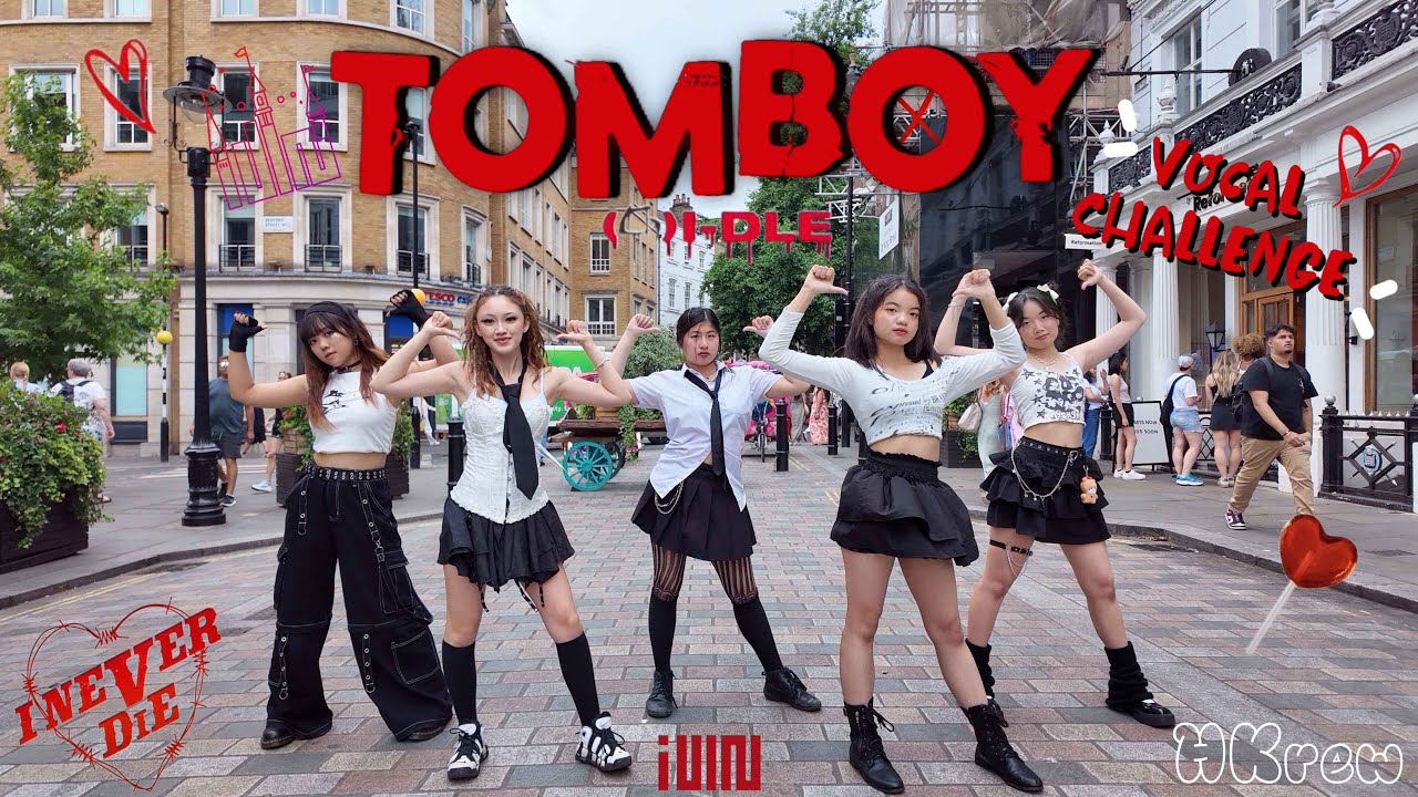 [KPOP IN PUBLIC | VOCAL CHALLENGE | 4K] Tomboy - (G)I-DLE (여자)아이들 Dance Cover by HKrew | LONDON