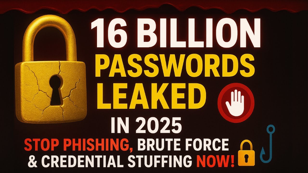 16 Billion Passwords Leaked in 2025 &ndash; How Attacks Really Happen