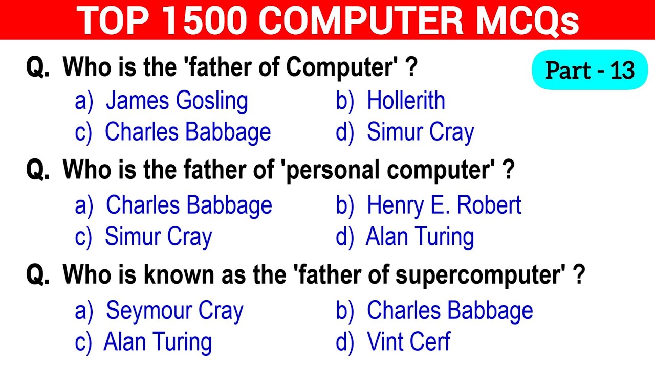 🔥1500 Computer Fundamentals MCQs &ndash; Part 13 | Crack Any Exam Easily! 