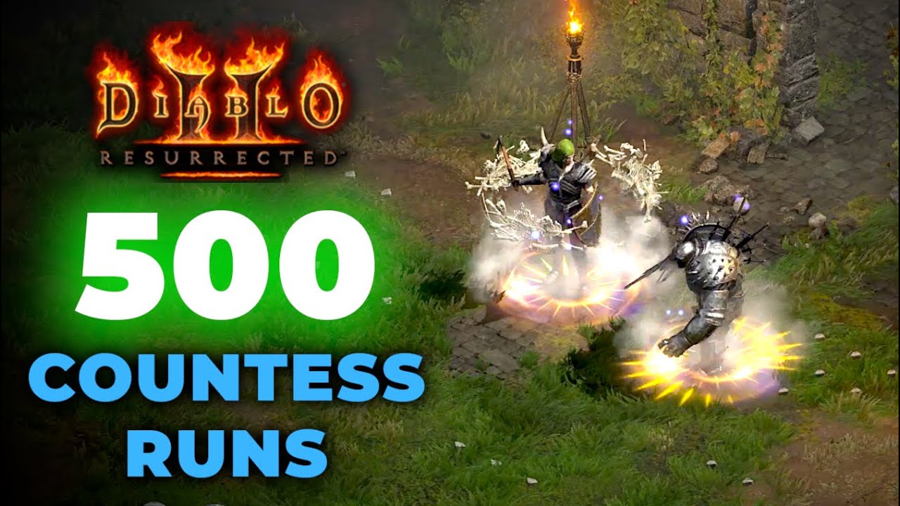 It's raining runes! - Countess generosity over 500 runs - Diablo 2 Resurrected