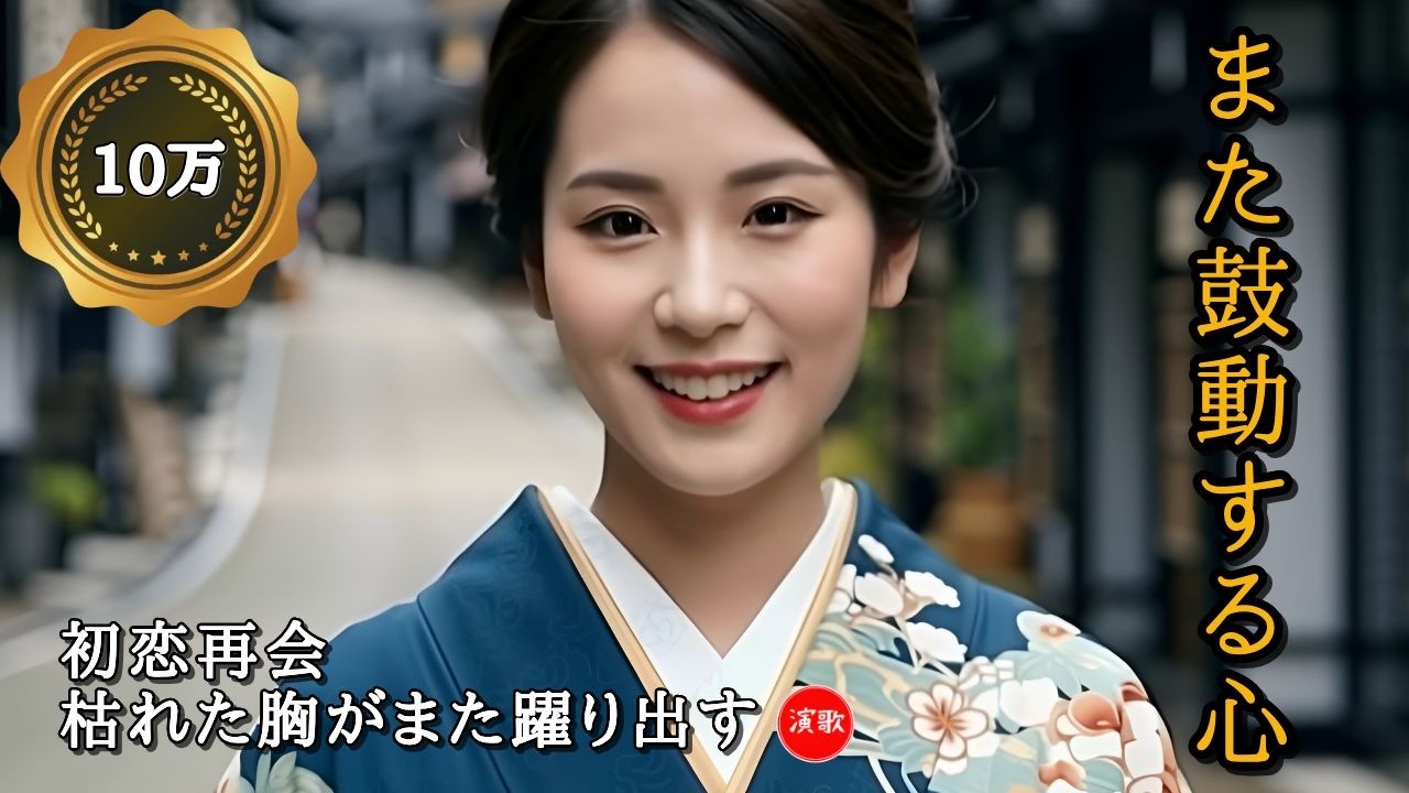 新曲 **また鼓動する心 ** 奈良井宿で再会した初恋、枯れた胸がまた躍り出す  #演歌 #歌謡曲 #懐メロ #名曲 #カラオケ
