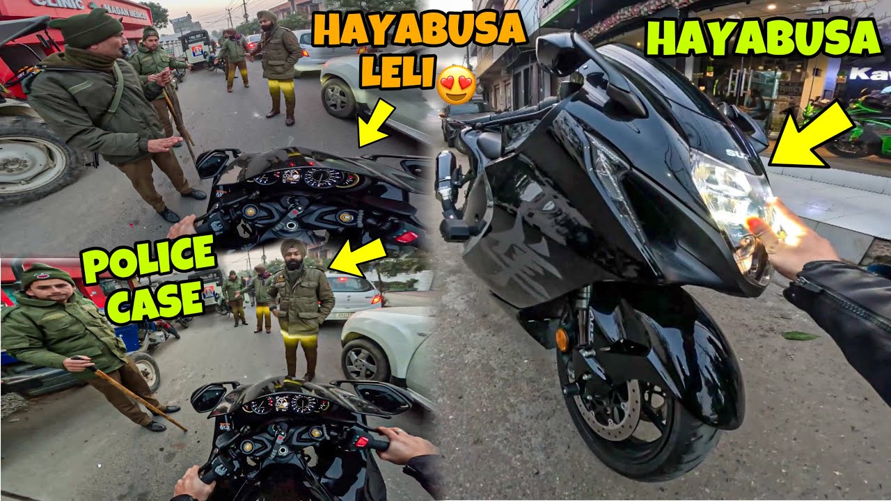 Hayabusa Leli😍 New Hayabuse Seized by Police😍 GIVE AWAY Finally😍  Preparation for Ladakh Ride