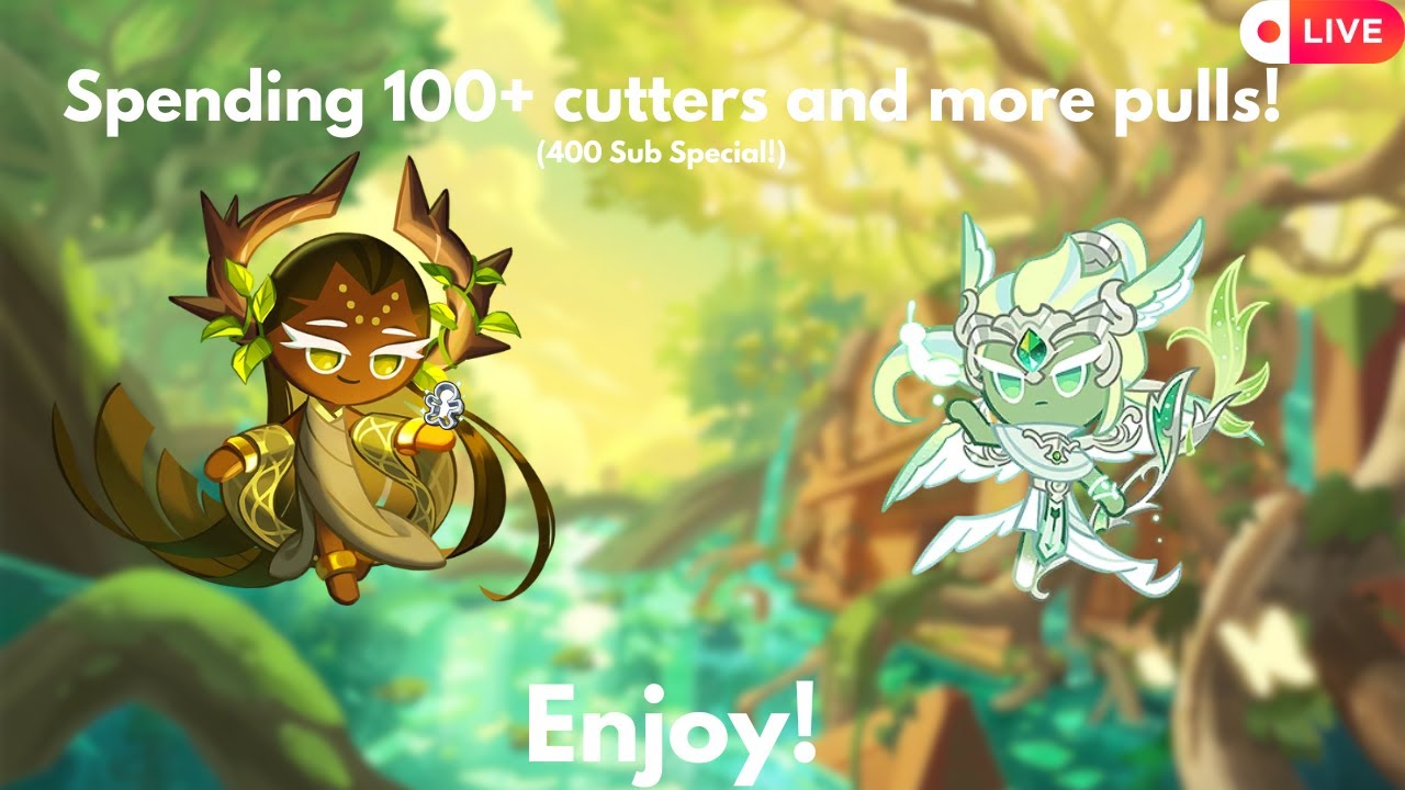 Spending 100+ cutters and more! | 400 Subscriber Special! | Cookie Run: Kingdom LIVE