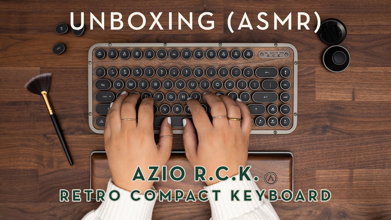ASMR Unboxing | AZIO RCK Retro Keyboard in Elwood