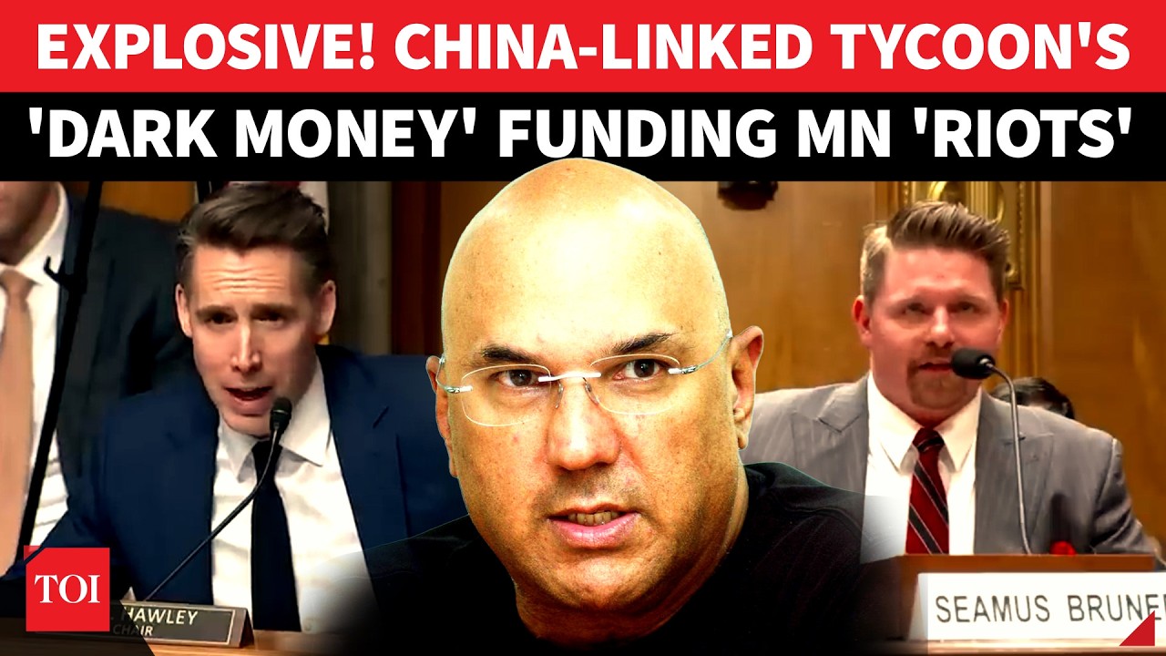 Hawley Blows Lid Off 'DARK MONEY' Funding Minnesota Protest; Names 'Soros, Singham Dark Money Web'