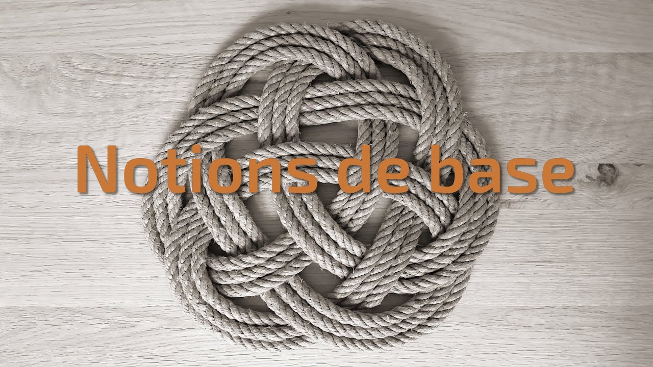 Nouages à plat - 01 - Notions de base