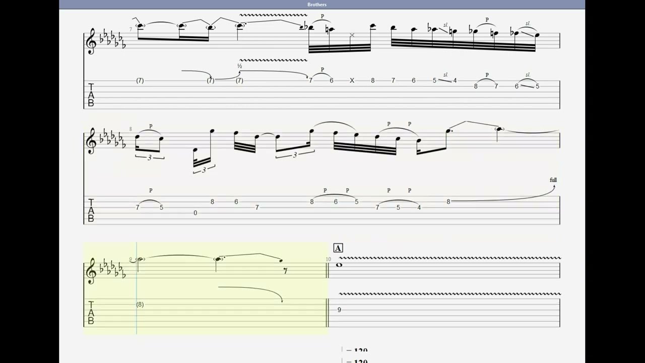 Yngwie Malmsteen - Brothers TAB