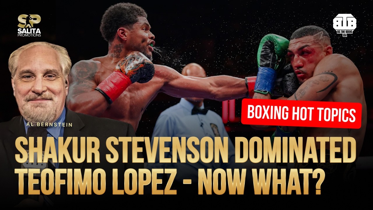 SHAKUR STEVENSON DOMINATED TEOFIMO — NOW WHAT? | 🔥HOT TOPICS🔥