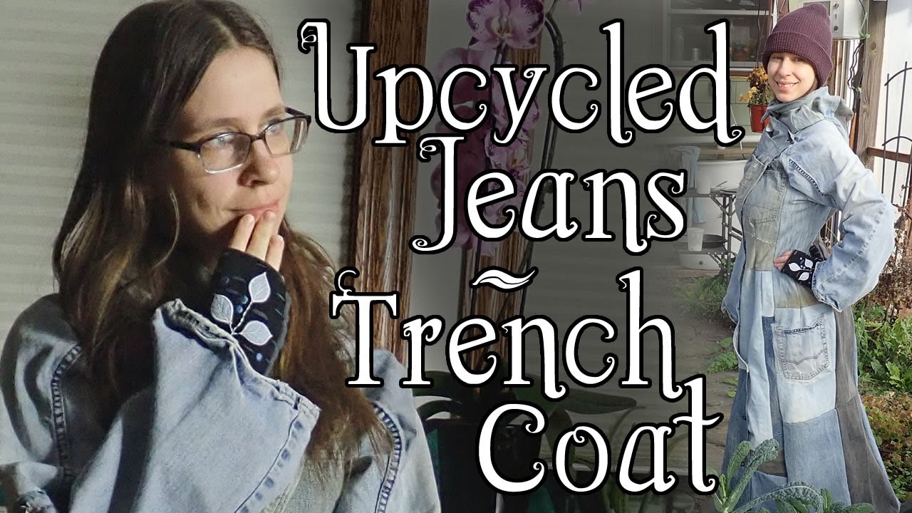 Upcycling 7 Pairs of Old Jeans into an Epic Trench Coat & Why Eco Fashion Matters! | Raederle Vlog