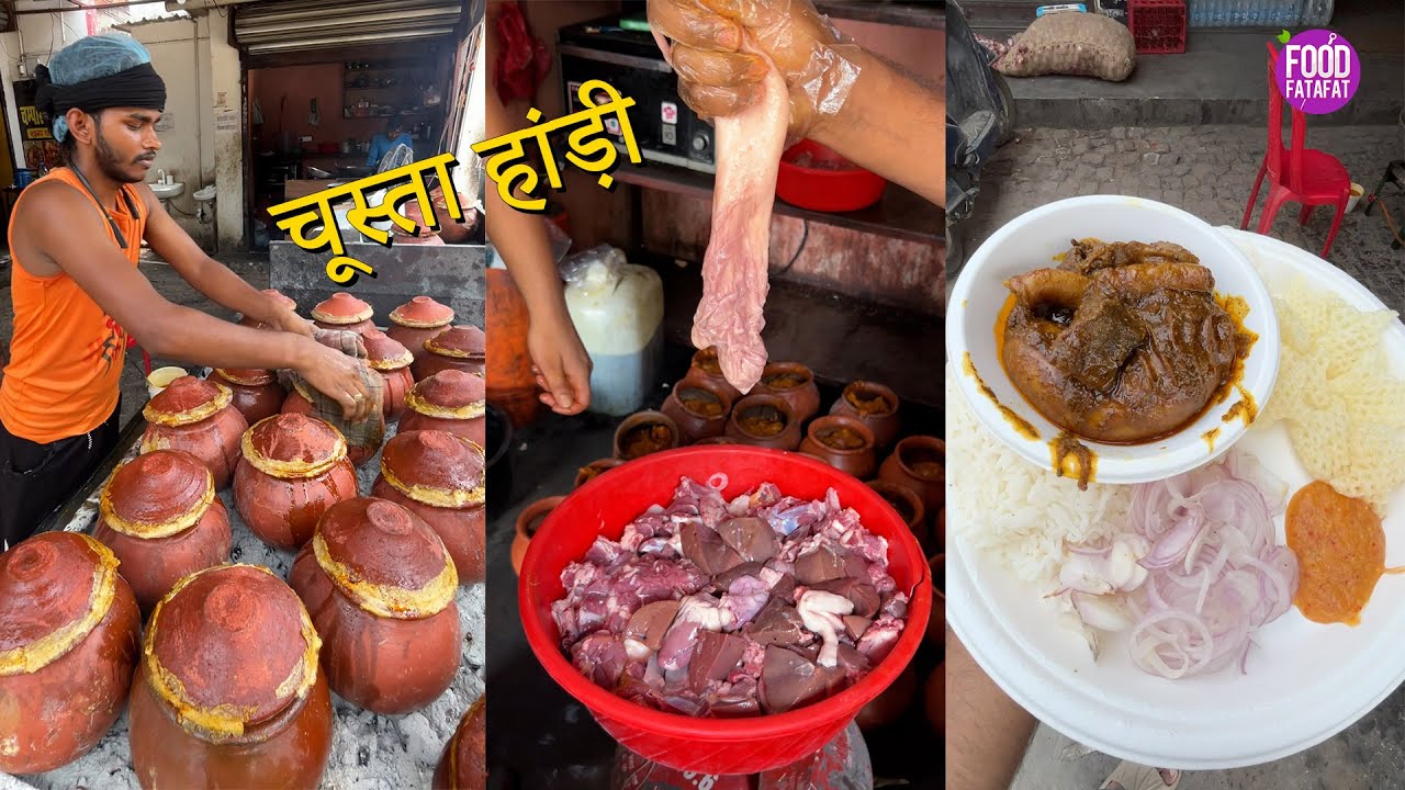 Mutton Chusta Handi - on high demand among people | Shresth Champaran Mutton Ranchi