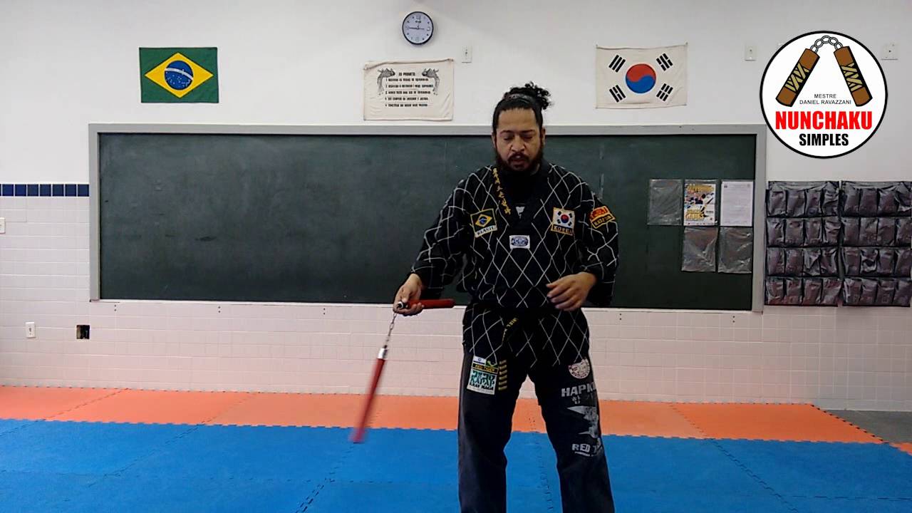 Nunchaku Simples - 2 temporada   aula 1 (Mestre Daniel Ravazzani)