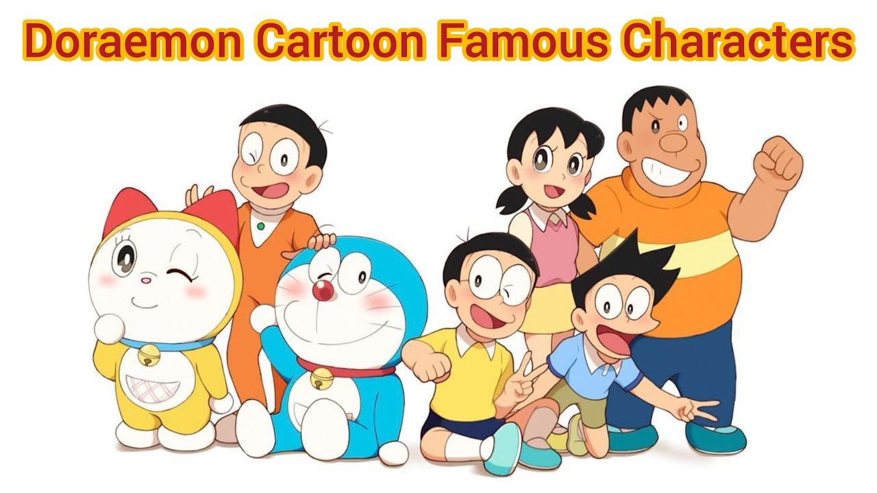 Doraemon All Famous Characters In Urdu/Hindi - Nobita, Shizuka, Gian & Suneo | HUMAIRA CARTOON WORLD