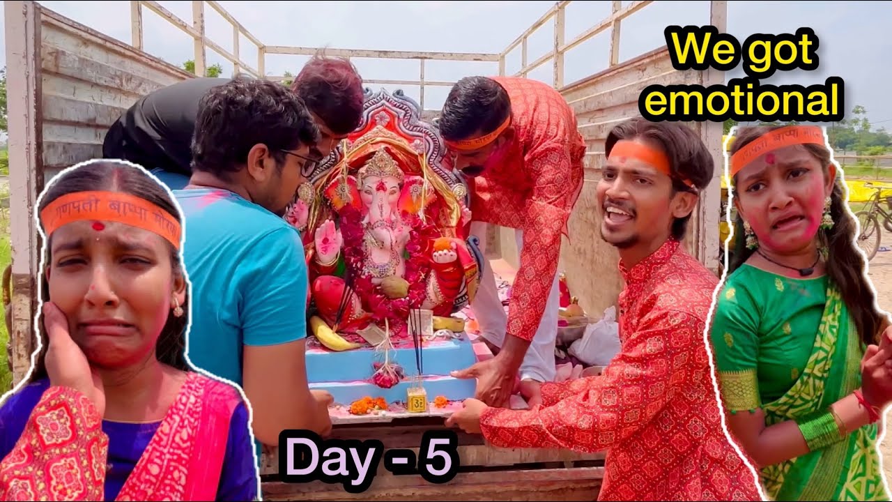 we got emotional || Dance in Ganpati Visarjan || Day - 5 || aman dancer real