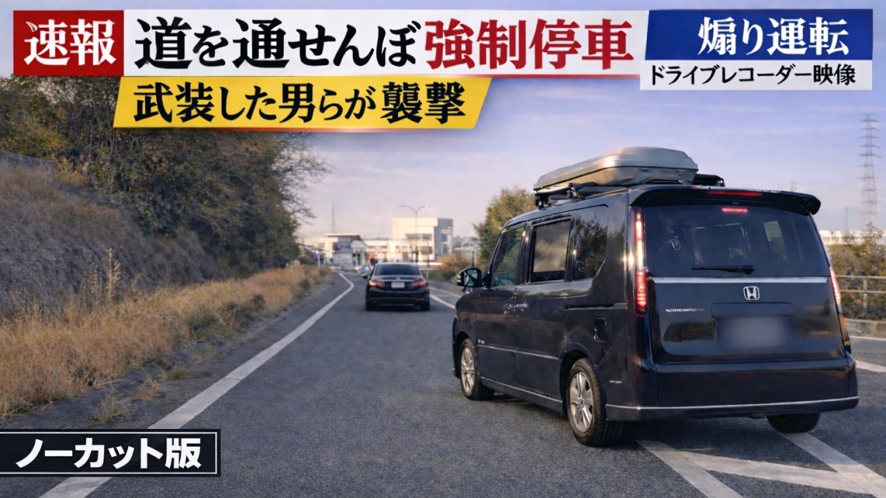 「逮捕を求める声」全国に拡大　武装したドライバーによる煽り運転を公開へ　ノーカット版の映像