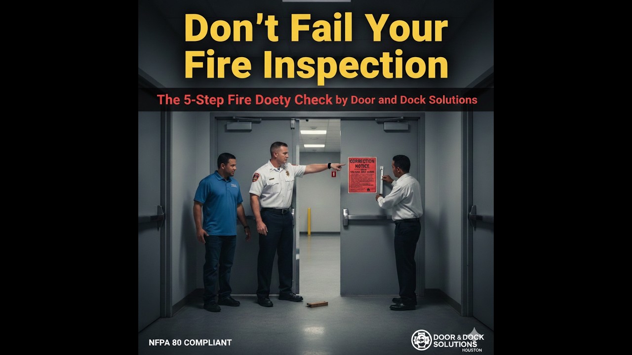 Don’t Fail Your Fire Inspection: 5-Step Fire Door Safety Check | Door and Dock Solutions Houston