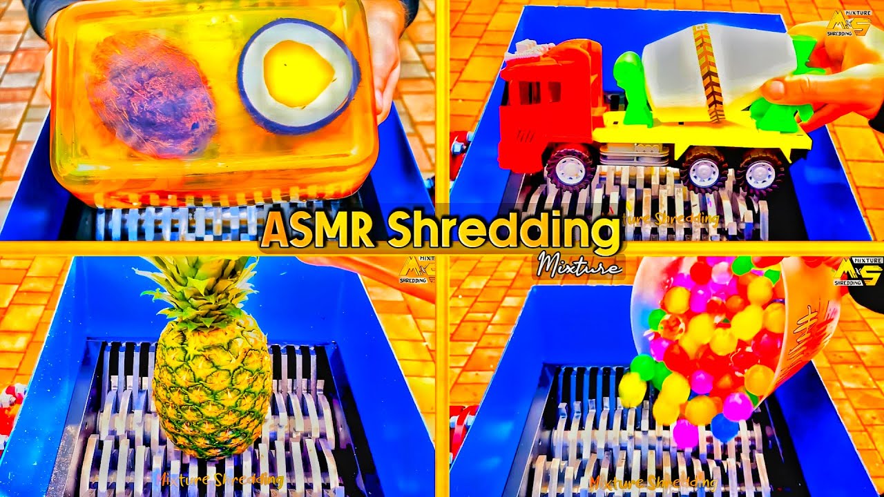 Satisfying ASMR Compilation | Fast Shredder Vs Jelly Hand, Coconut Jelly, Light Bulbs And More | MxS