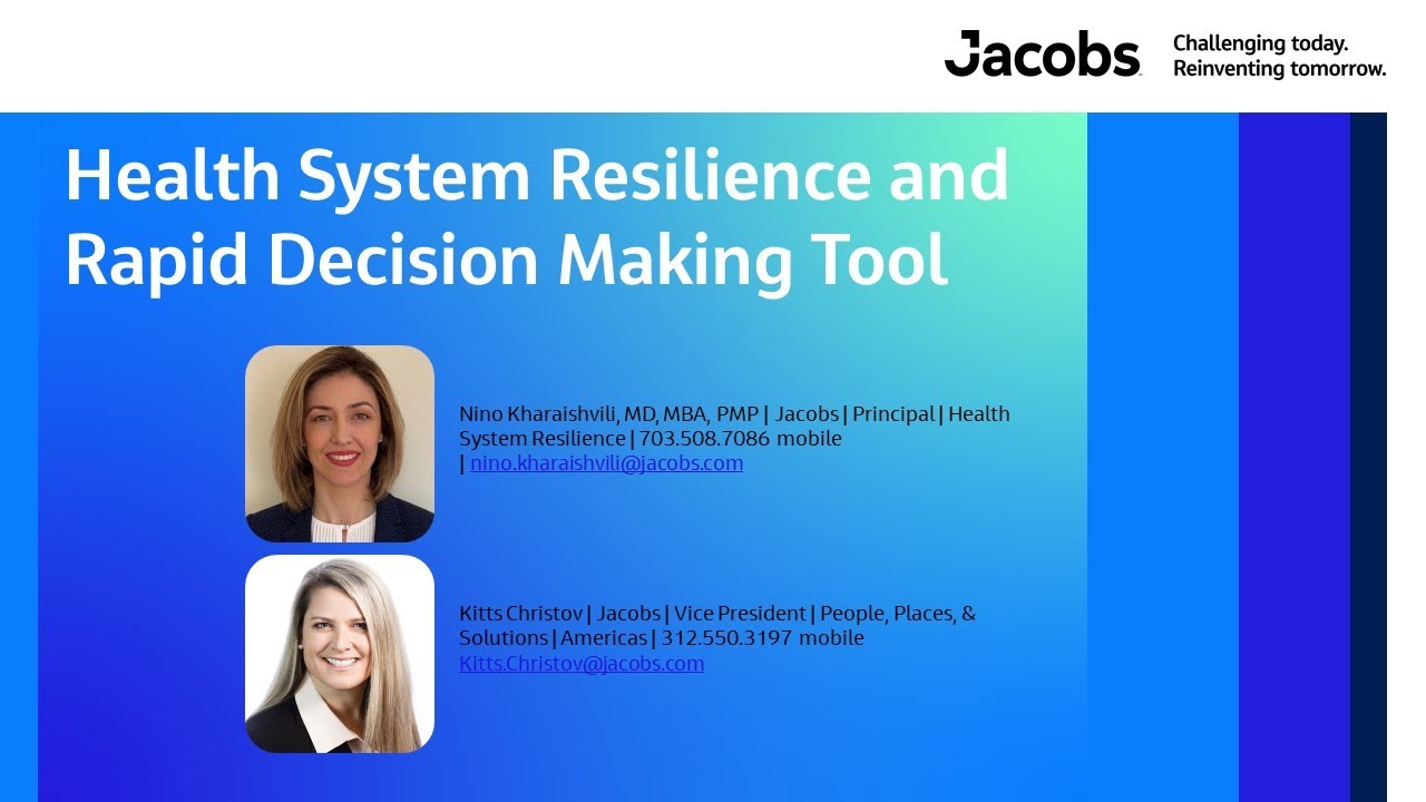Jacobs&rsquo; Health System Resilience Framework