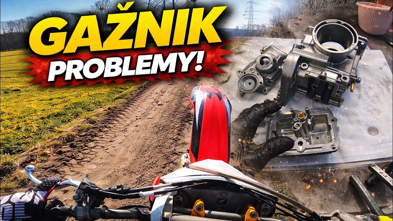 Honda CRF 250 - Słabo odpala ?  😎🔥🫡 KEIHIN FCR Co było problemem ?