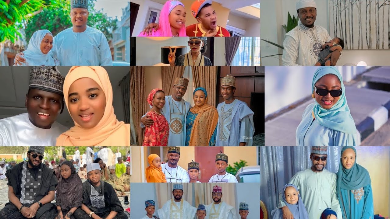 Ma'aurata,zawara da gwaurayen kannywood na muku barka da Sallah