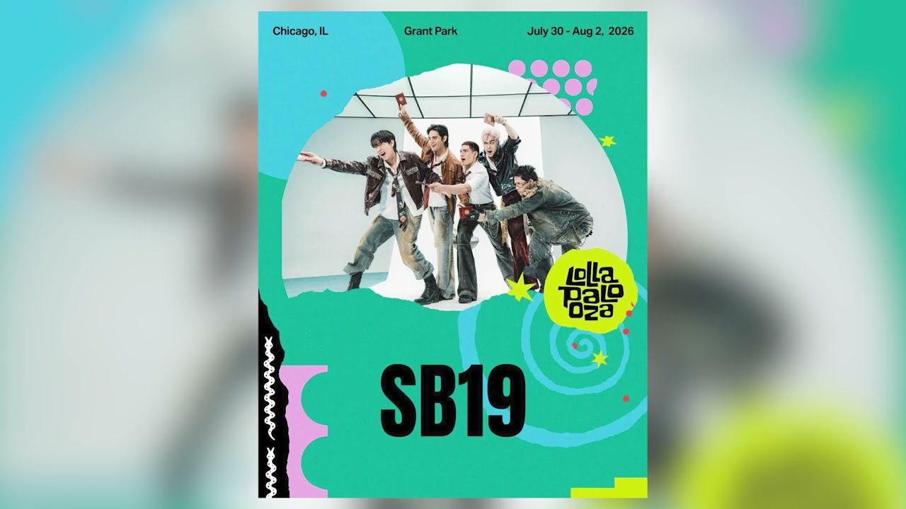 SB19 is joining Lollapalooza 2026!