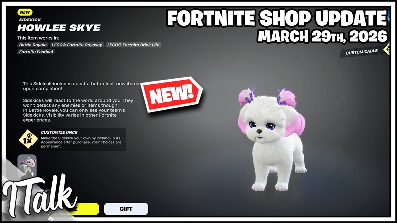 В магазине Fortnite появился *НОВИНКА*: питомец и эмоция Хаули Скай! [29 марта 2026 г.] (Fortnite...