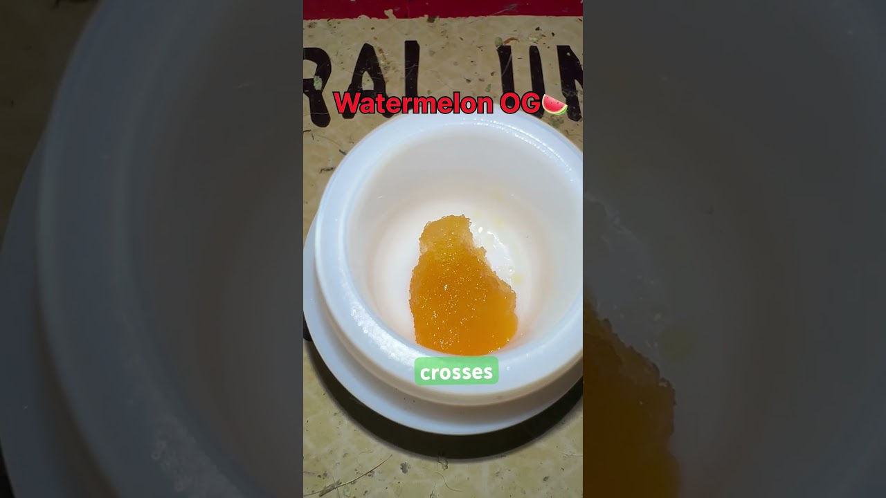Watermelon OG Diamonds #710 #Concentrate #cannabiscommunity #strainreviews #420 #watermelonOG