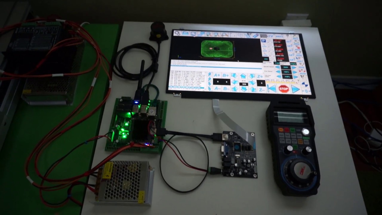 15PC-ET6 CNC Control electronic kit demo