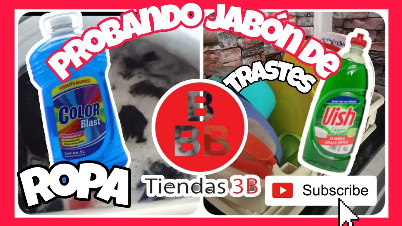 🚨PROBANDO JABON DE TIENDA 3B valen la pena Bueno y Barato ❓ Cual es tu favorito 👌