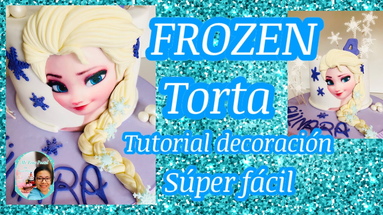 Frozen Torta Súper Fácil (Tutorial decoración)