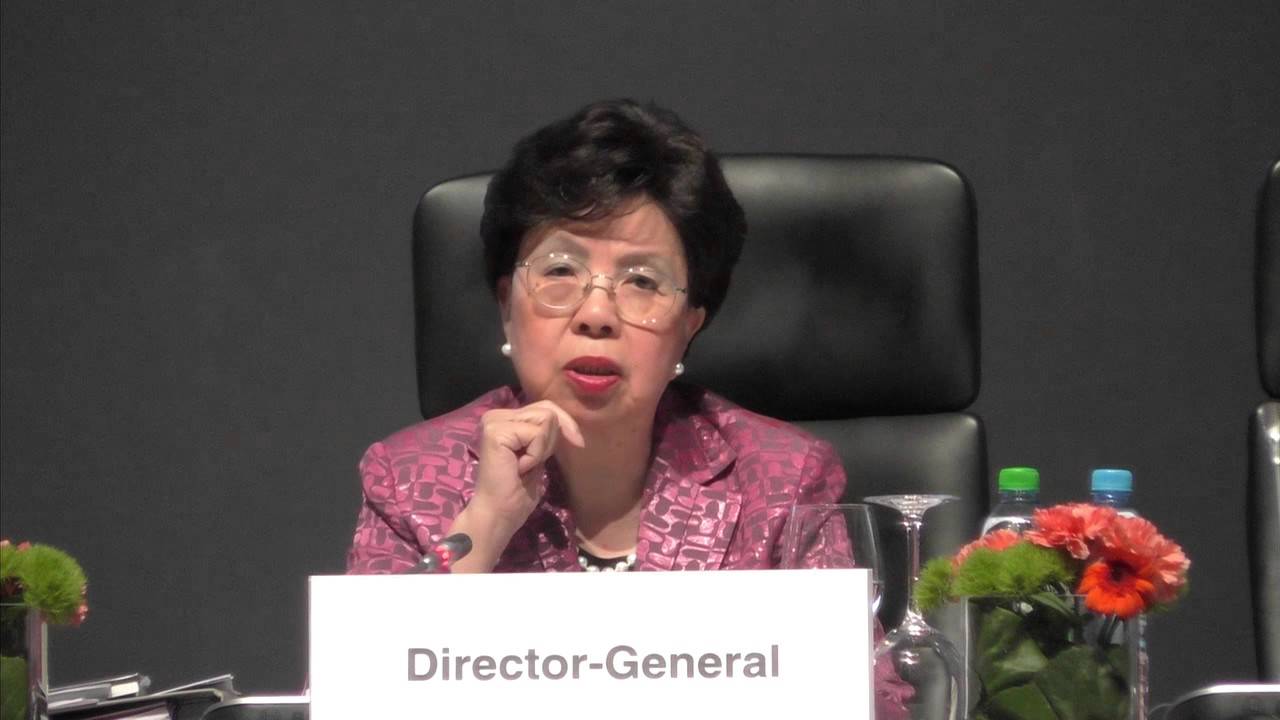 Dr Margaret Chan at the WHO Regional Committee for Europe