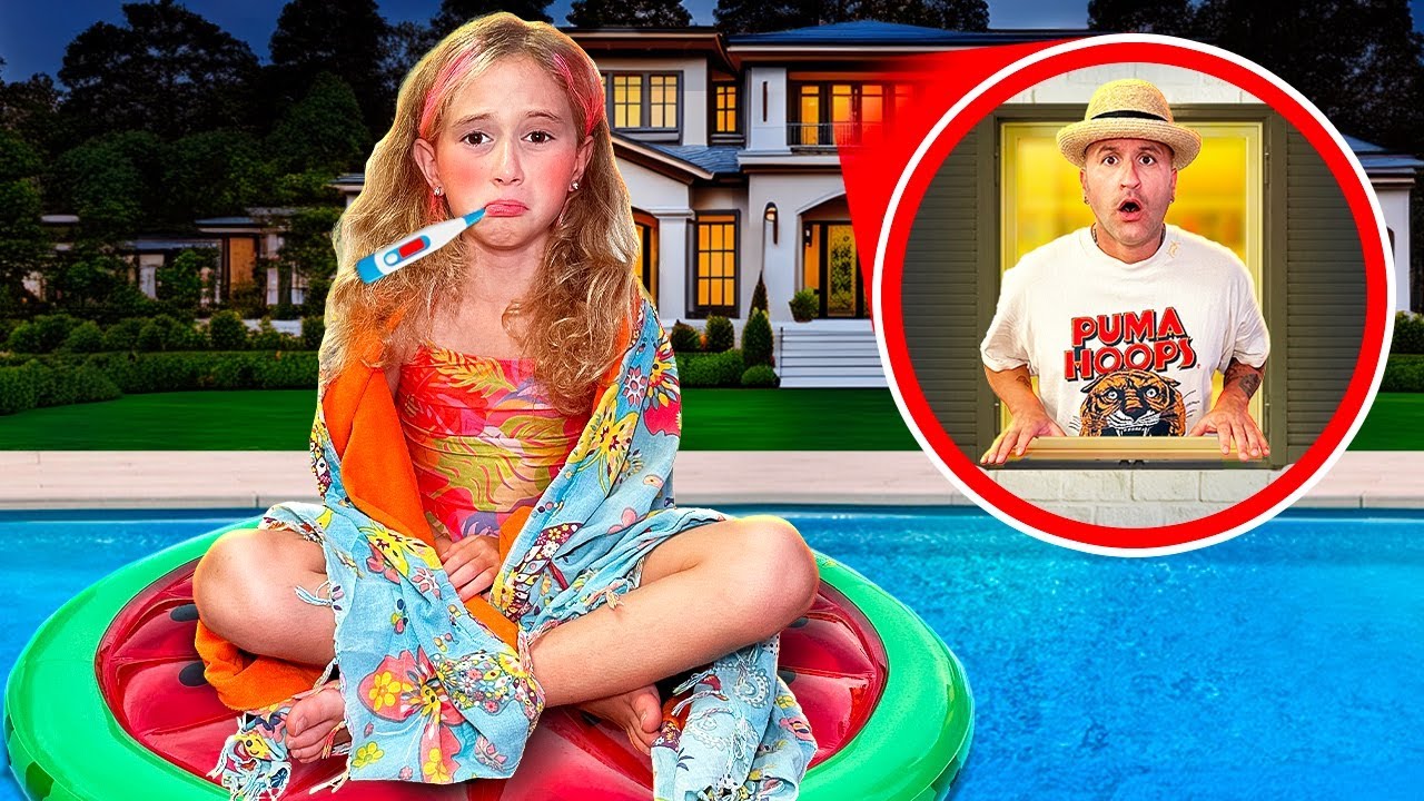 GIORGIA È RIMASTA CHIUSA FUORI CASA E FA IL BAGNO IN PISCINA ALLE 3 DI NOTTE E SI SENTE MALE!