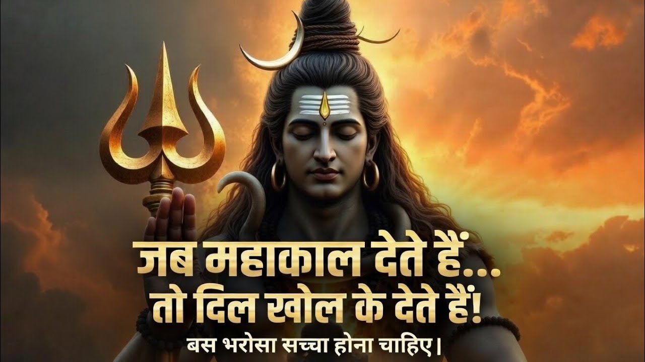 जब दुनिया ने साथ छोड़ा…तब मेरे भोलेनाथ ने दिल खोल के दिया 🙏🔱हर हर महादेव!#viralvideo # Jai mahakal