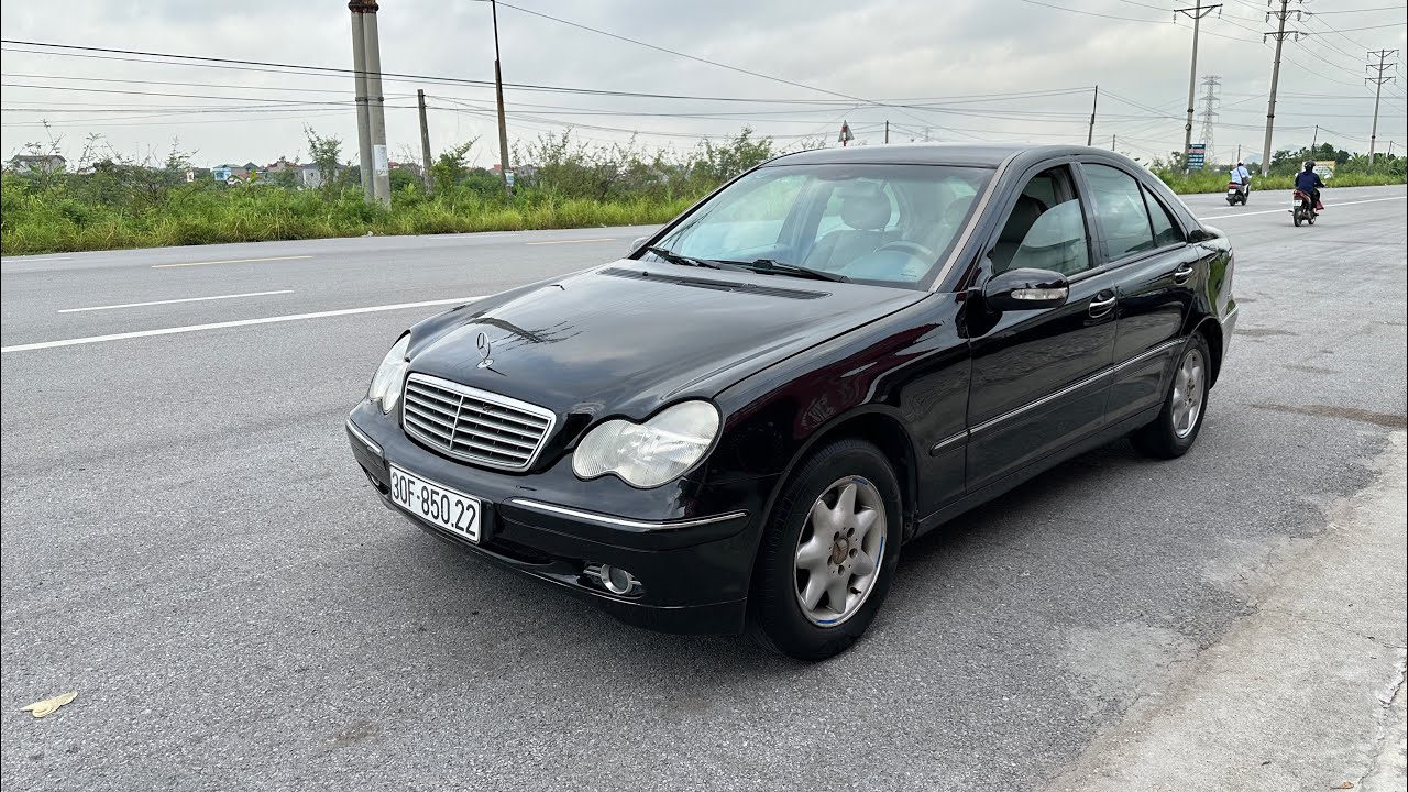 Mercedes C200 số sàn 98 triệu lh 0814448888