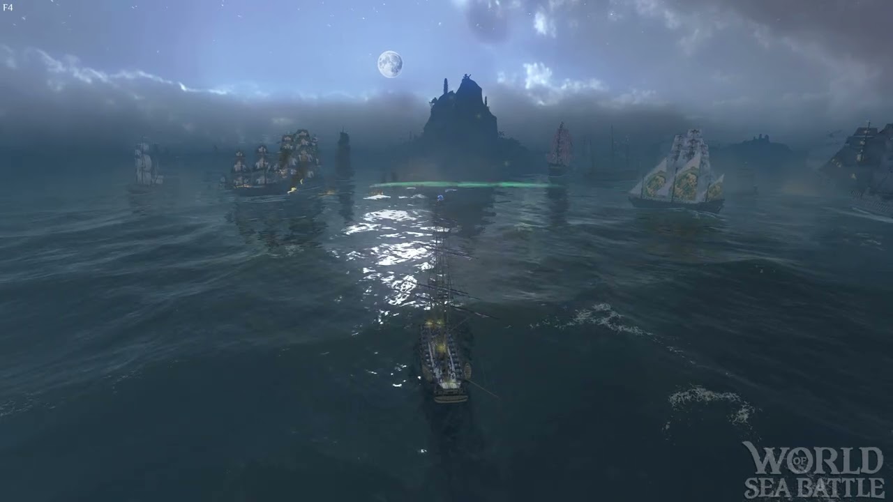 World of Sea Battle HUGE PVP fight for Port Devios