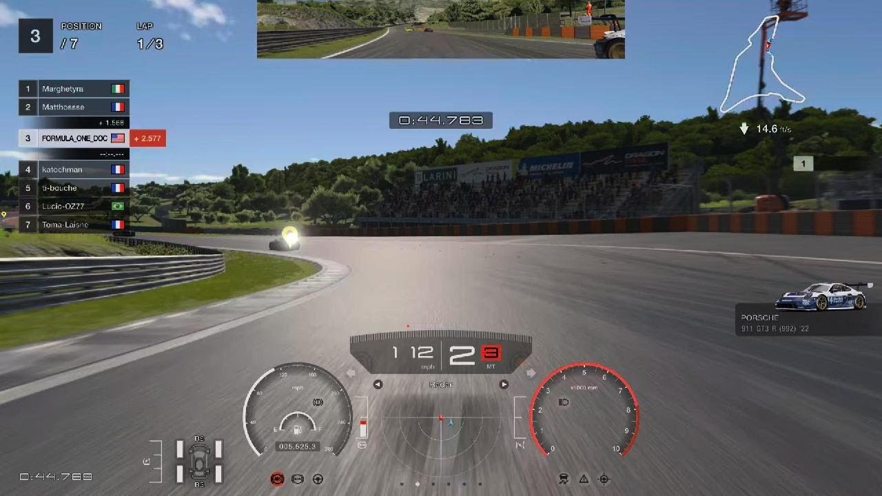 I get the fastest lap but the best ride.