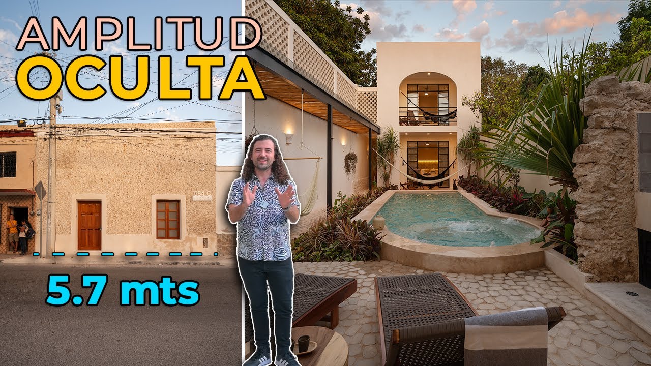 CASA con INTERIORISMO MUY CREATIVO y una ESPECTACULAR PISCINA 🏊 🌴