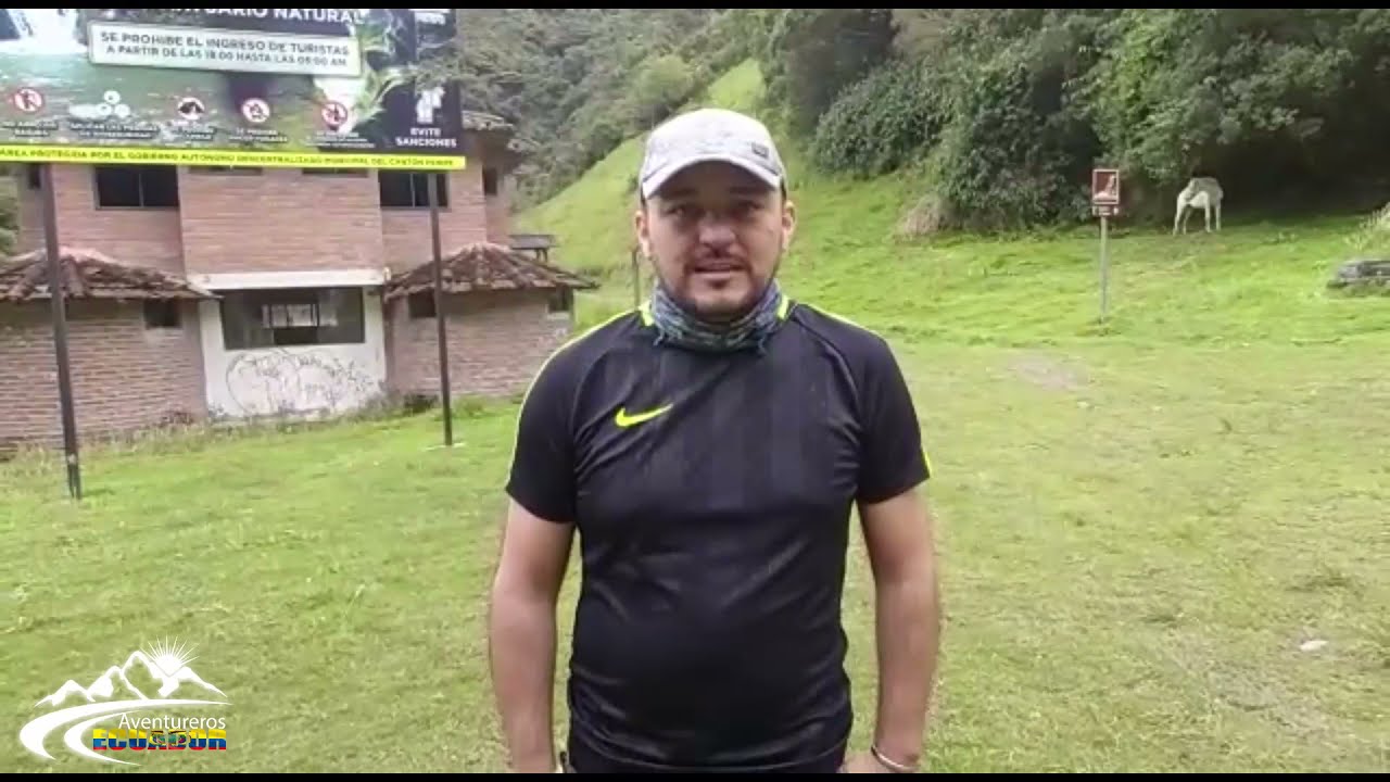 CASCADA OJO DEL FANTASMA -CASCADA DEL TAMBO-TERMAS - ECUADOR