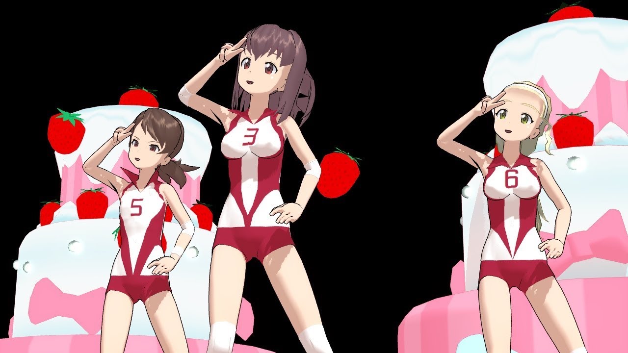 【MMDガルパン】あひるさんチーム　妙子　あけび　忍　恋のミュージックアワー　720p35fps