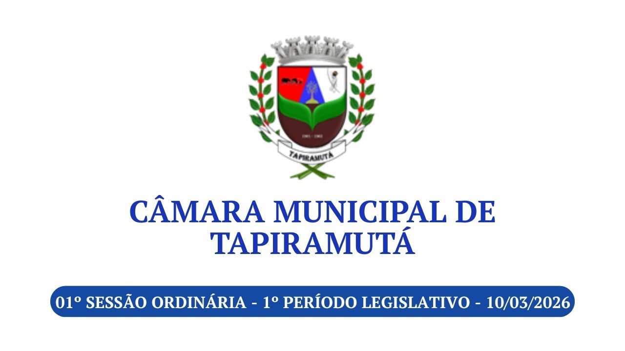 1ª Sessão Ordinária do 1º Período Legislativo de 2026.