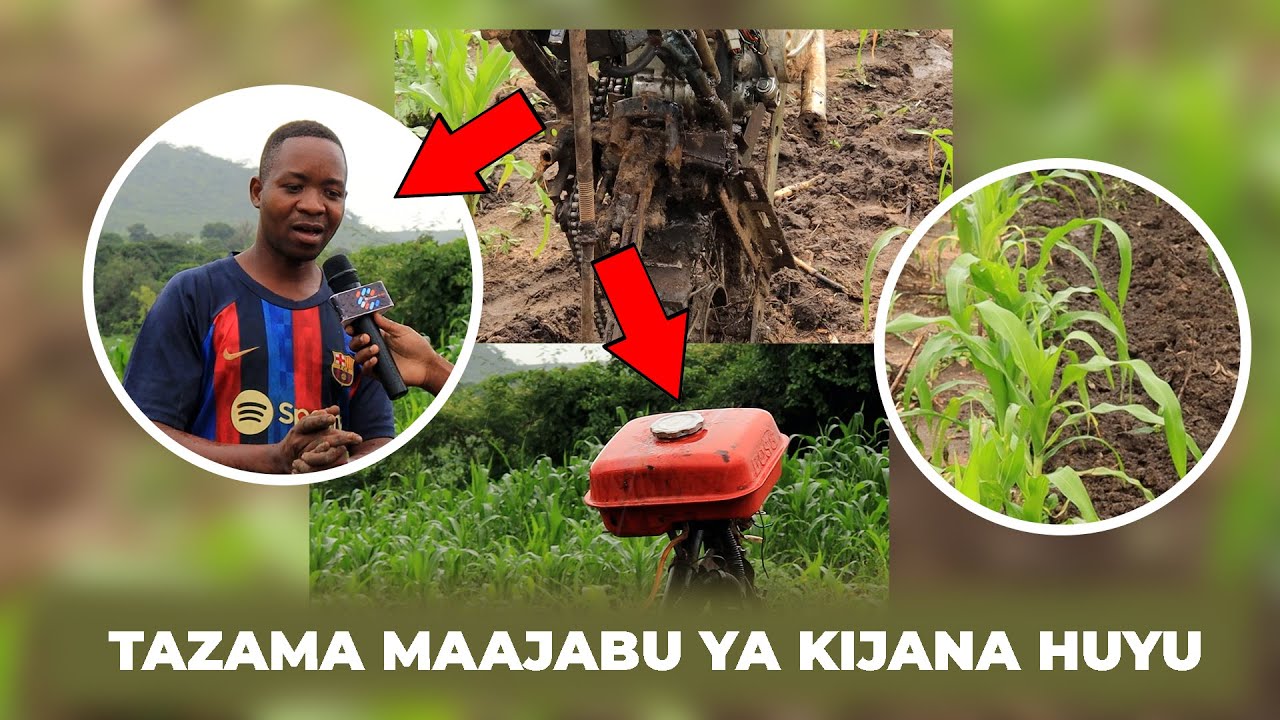 TAZAMA MAAJABU YA KIJANA HUYU ALIYE GUNDUA MASHINE YA KUPALILIA MAHINDI