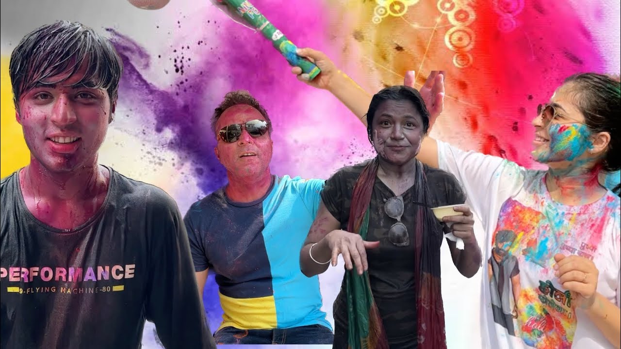 Humare Ghar Ki HOLI✨ | Grovers here! | @RajGrover005