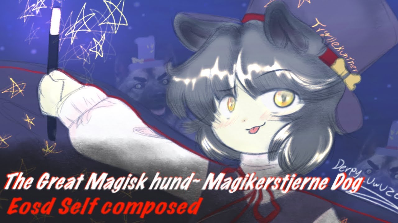 [Eosd Style Original] The Great Magisk hund~ Magikerstjerne Dog Eosd Style 🦇