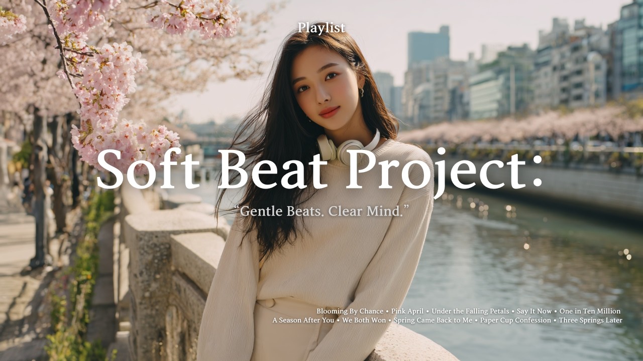 Soft Pop Playlist | Прогулка под цветущей сакурой 🌸🌊🎧 | Study 📚 Focus 🎧 Work 📝 Coding 💻