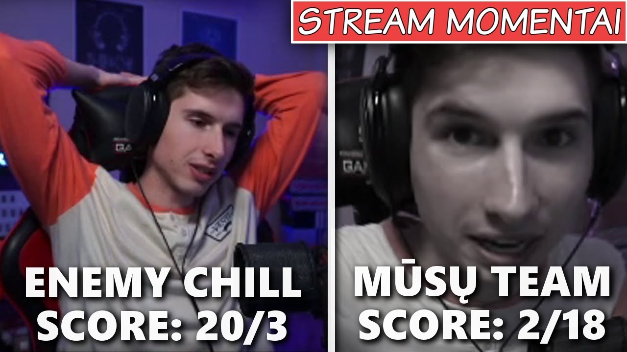 KAI SUTINKI SMURFĄ, O TAVO KOMANDOJE... (CS:GO RAGE) [Stream Momentai]