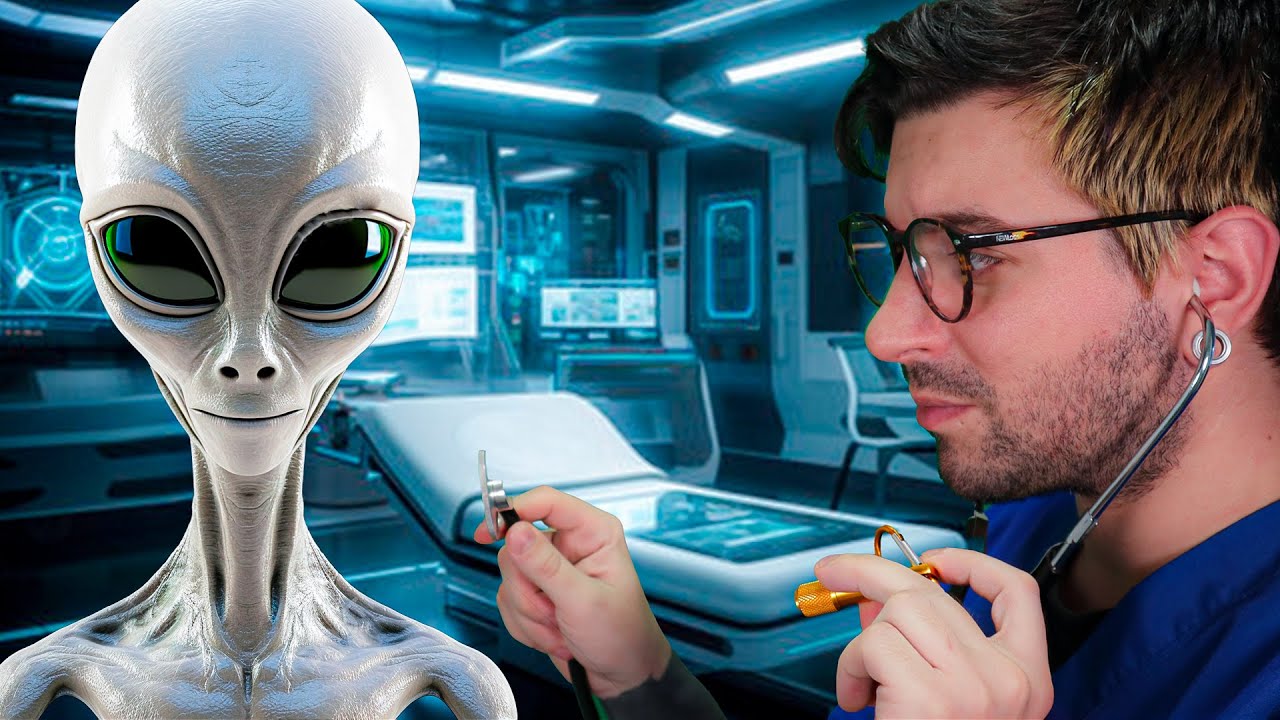 asmr Test de Nervios Craneales a un ALIEN
