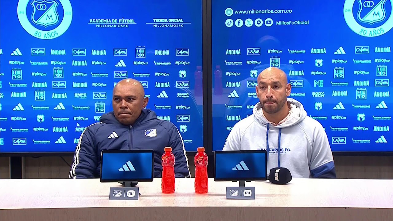 Rueda de prensa de Millonarios tras su partido con Medellín