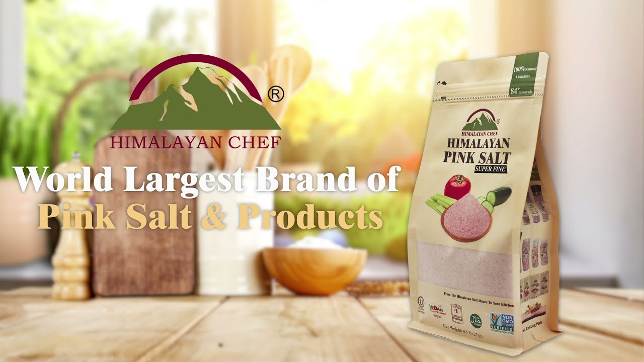 Pink Salt Super Fine | 84+ Minerals  | Himalayan Chef