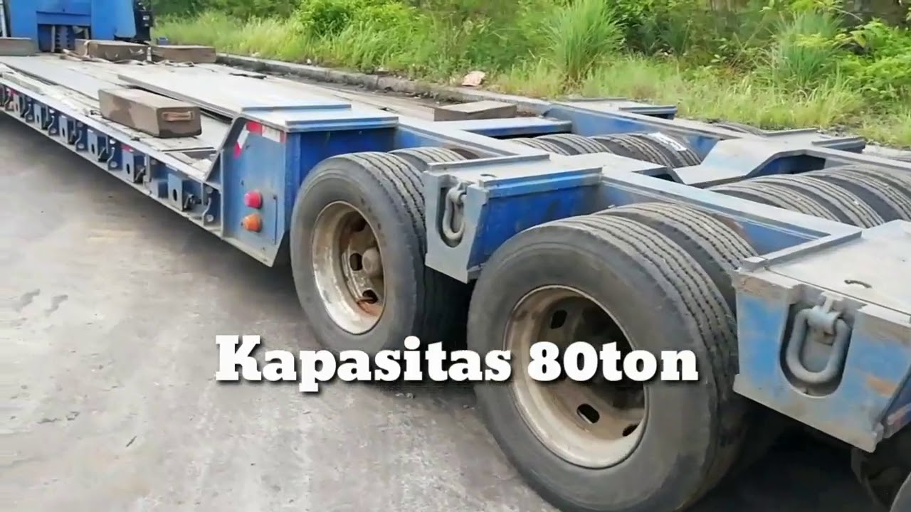 #Quester#loading Lowbed multifungsional sliding