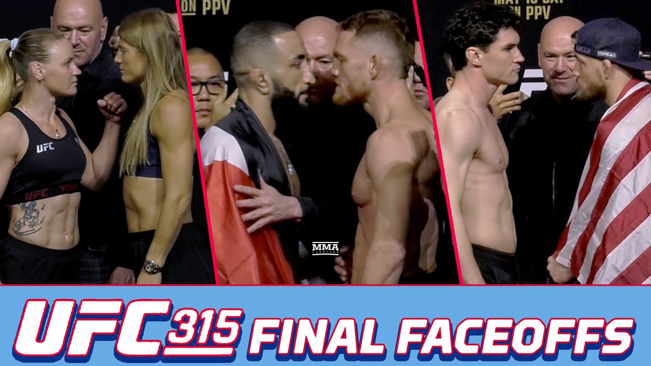 UFC 315 Final Faceoffs | Muhammad vs. Della Maddalena | Shevchenko vs Fiorot | MMA Fighting